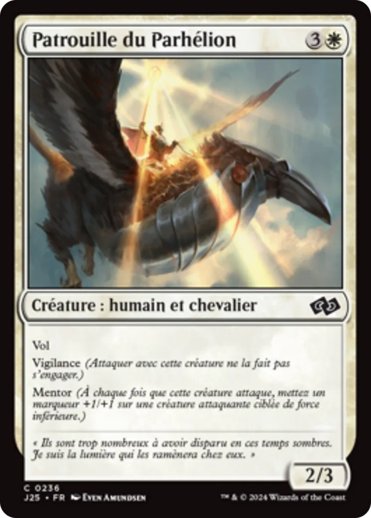 Patrouille du Parhélion — Foundations Jumpstart — Magic: The Gathering