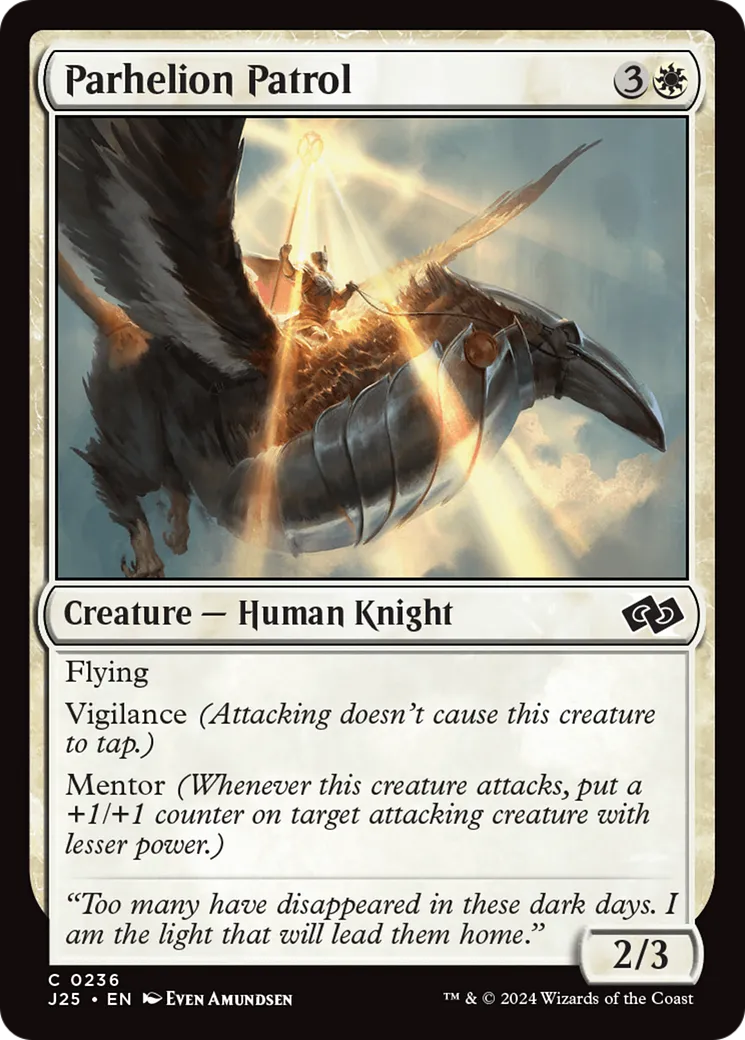 Patrouille du Parhélion — Foundations Jumpstart — Magic: The Gathering