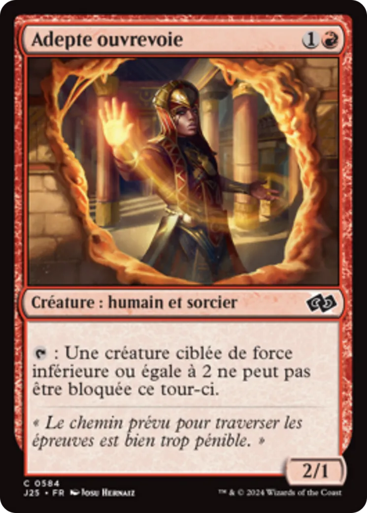 Adepte ouvrevoie — Foundations Jumpstart — Magic: The Gathering