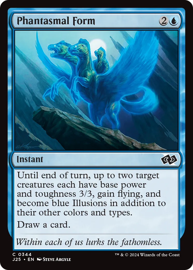 Forme fantasmatique — Foundations Jumpstart — Magic: The Gathering