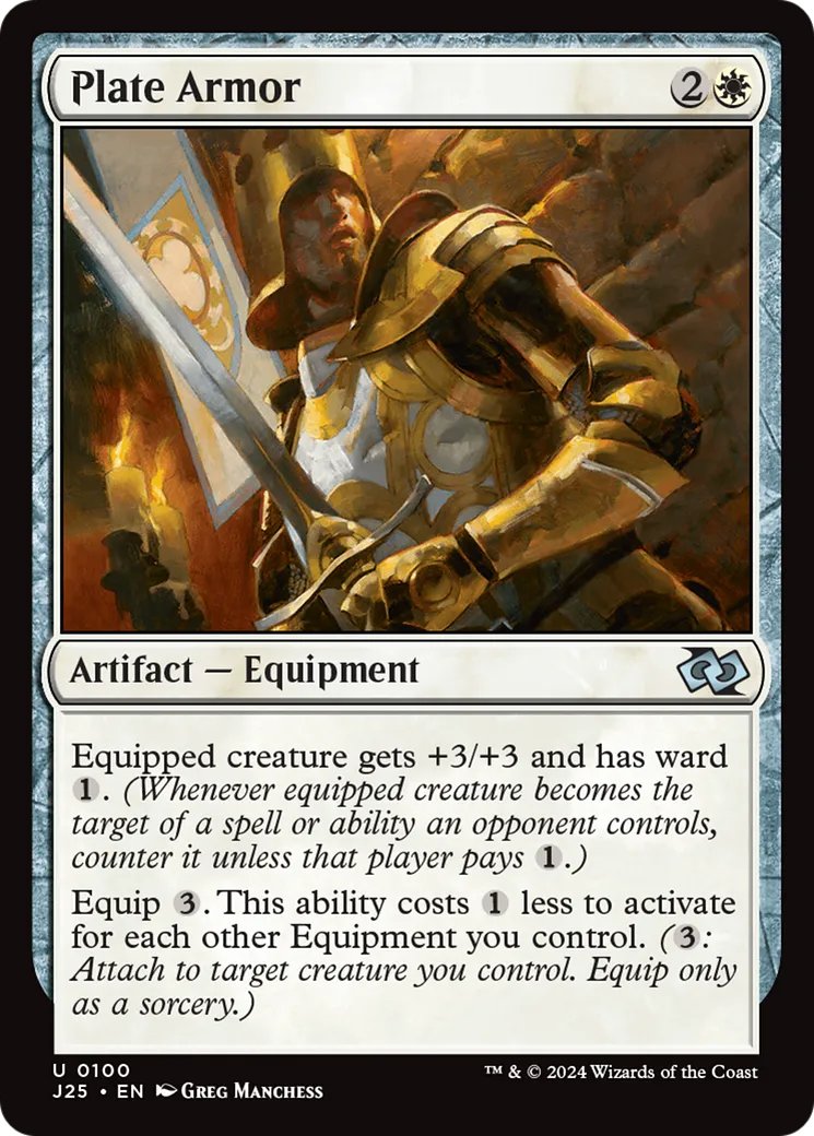 Plate Armor — Foundations Jumpstart — Magic: The Gathering
