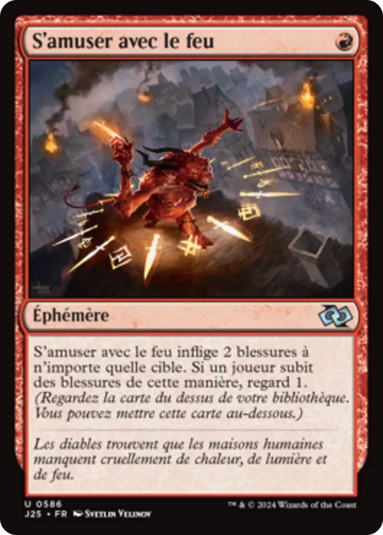 S'amuser avec le feu — Foundations Jumpstart — Magic: The Gathering
