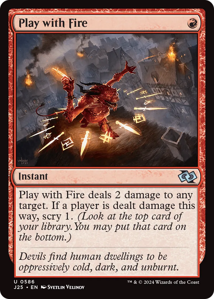 S'amuser avec le feu — Foundations Jumpstart — Magic: The Gathering