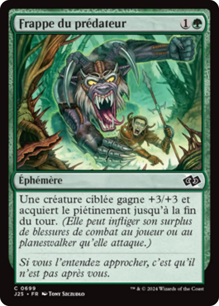 Frappe du prédateur — Foundations Jumpstart — Magic: The Gathering
