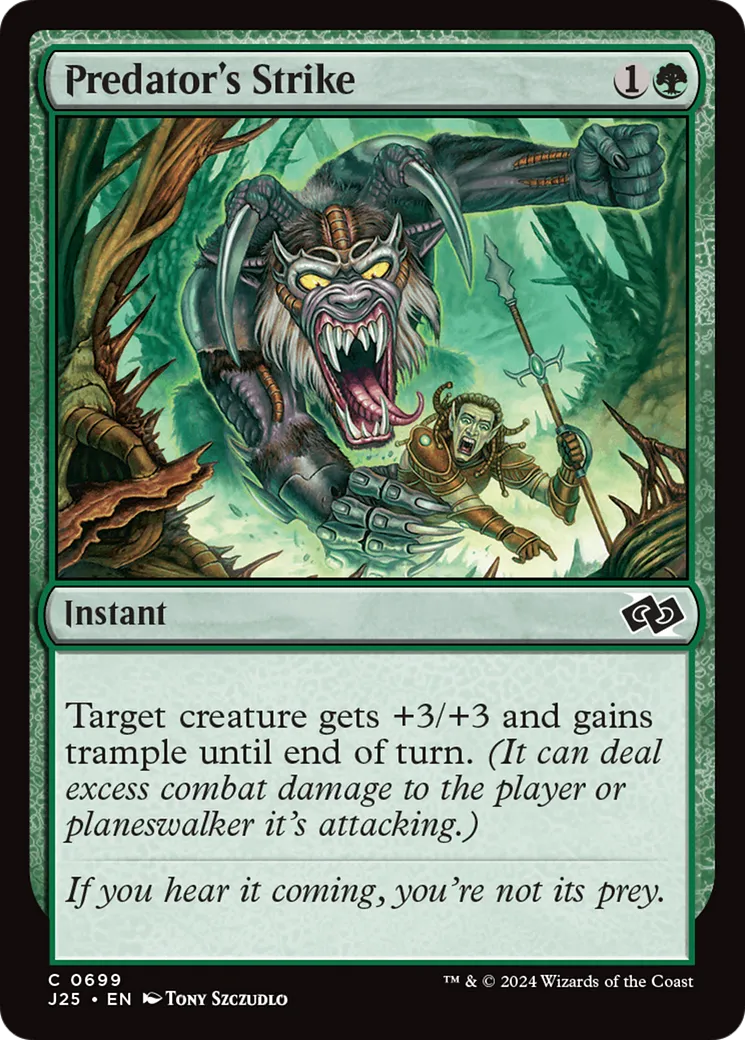 Predator's Strike — Foundations Jumpstart — Magic: The Gathering
