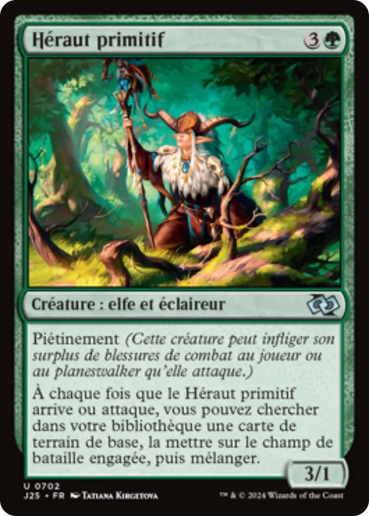Héraut primitif — Foundations Jumpstart — Magic: The Gathering