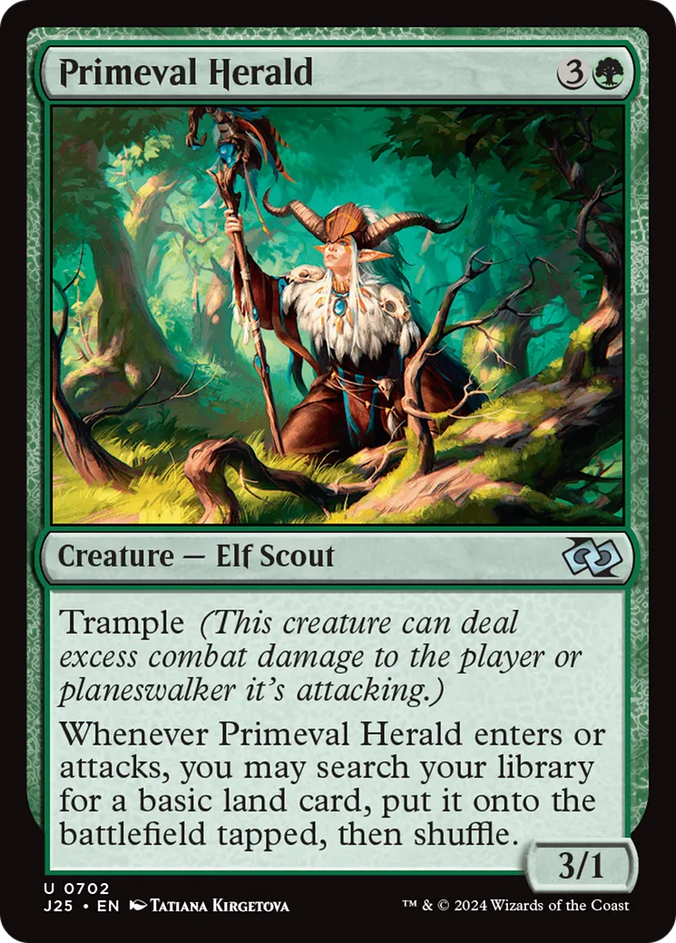 Héraut primitif — Foundations Jumpstart — Magic: The Gathering