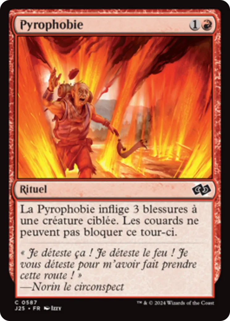 Pyrophobie — Foundations Jumpstart — Magic: The Gathering
