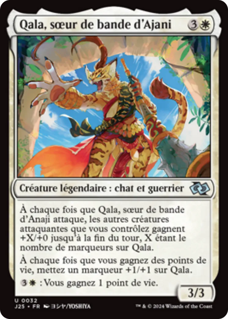 Qala, sœur de bande d'Ajani — Foundations Jumpstart — Magic: The Gathering