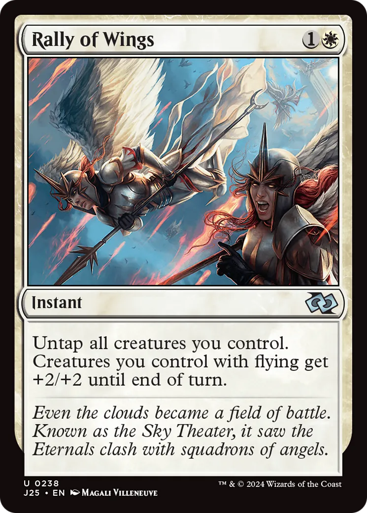 Ralliement d'ailes — Foundations Jumpstart — Magic: The Gathering
