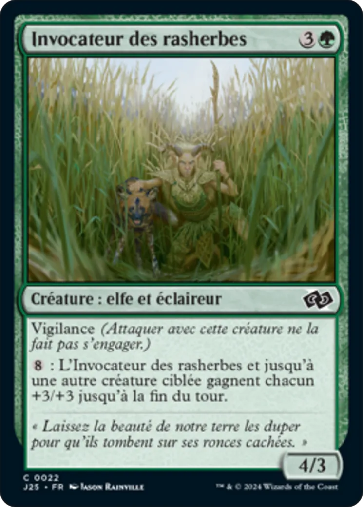 Invocateur des rasherbes — Foundations Jumpstart — Magic: The Gathering