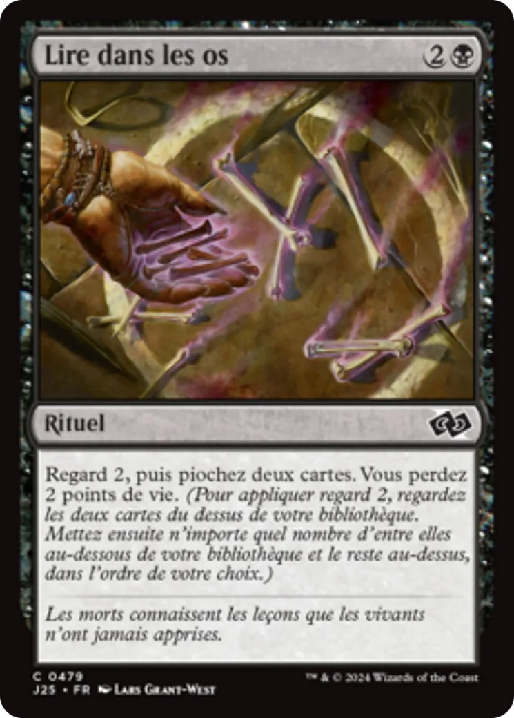Lire dans les os — Foundations Jumpstart — Magic: The Gathering