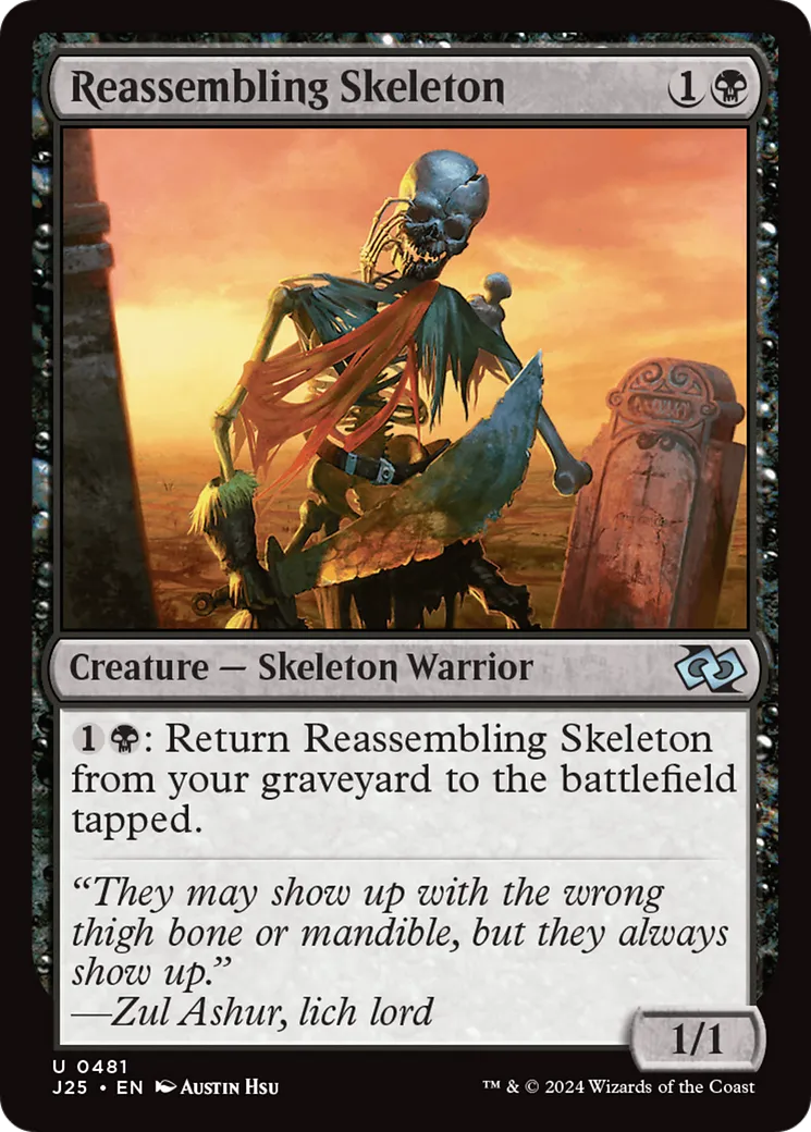 Reassembling Skeleton — Foundations Jumpstart — Magic: The Gathering