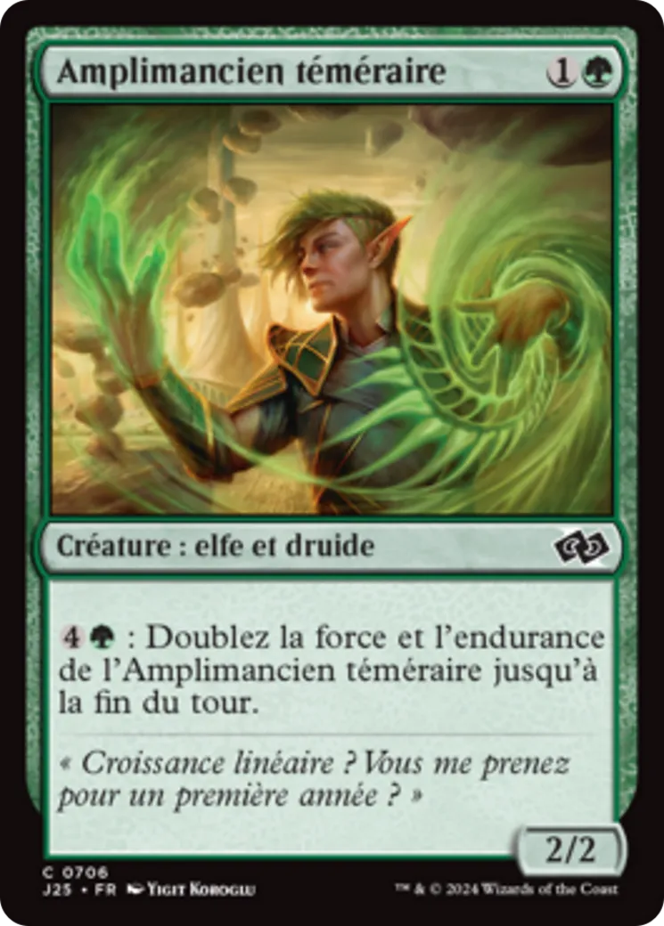 Amplimancien téméraire — Foundations Jumpstart — Magic: The Gathering