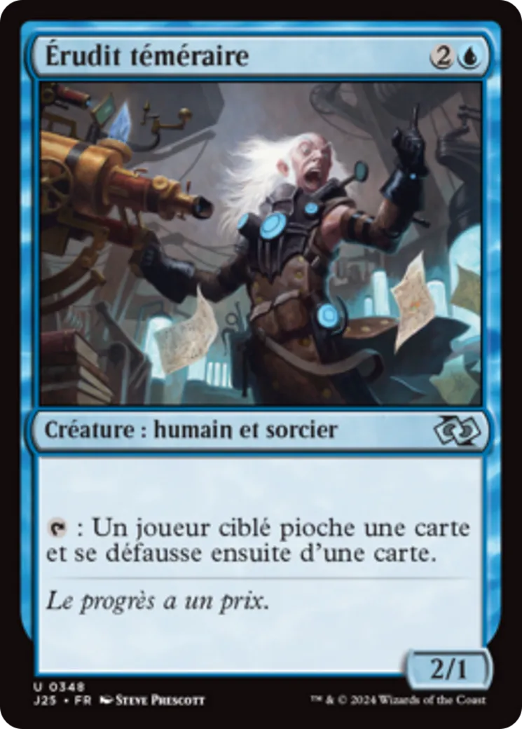 Érudit téméraire — Foundations Jumpstart — Magic: The Gathering