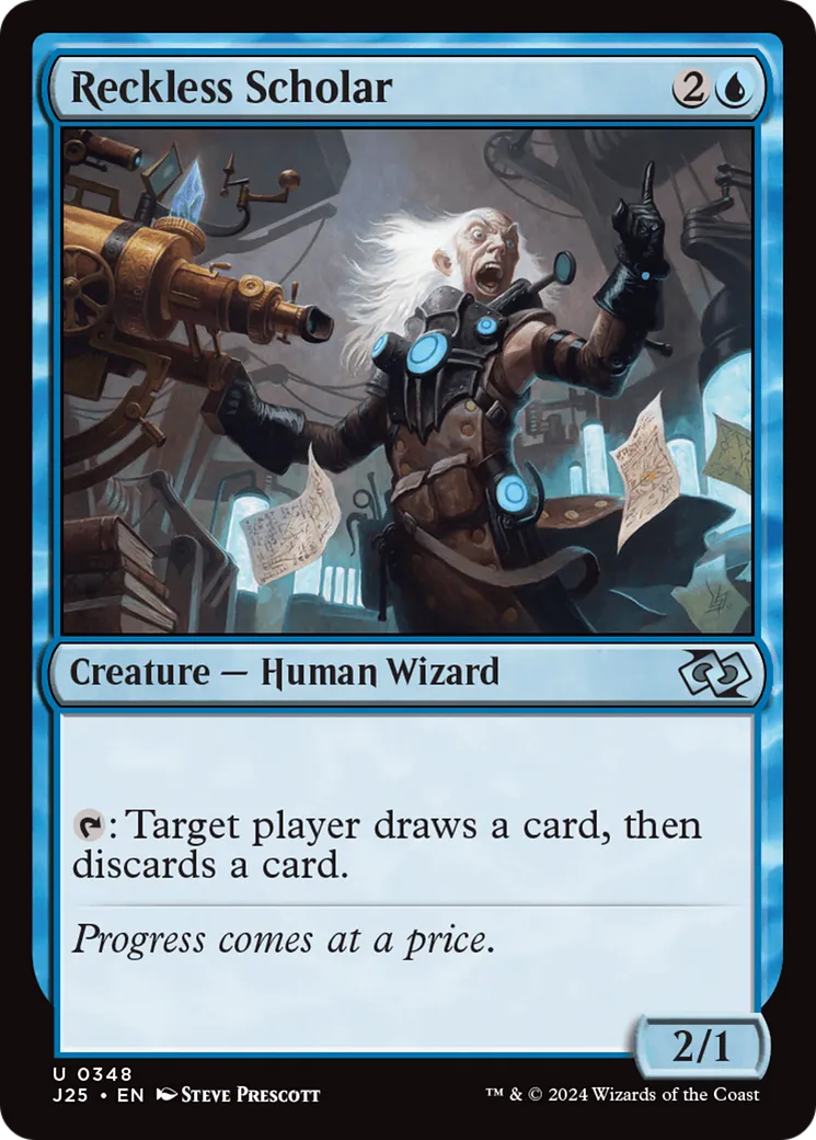 Reckless Scholar — Foundations Jumpstart — Magic: The Gathering