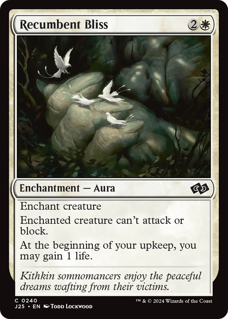 Recumbent Bliss — Foundations Jumpstart — Magic: The Gathering
