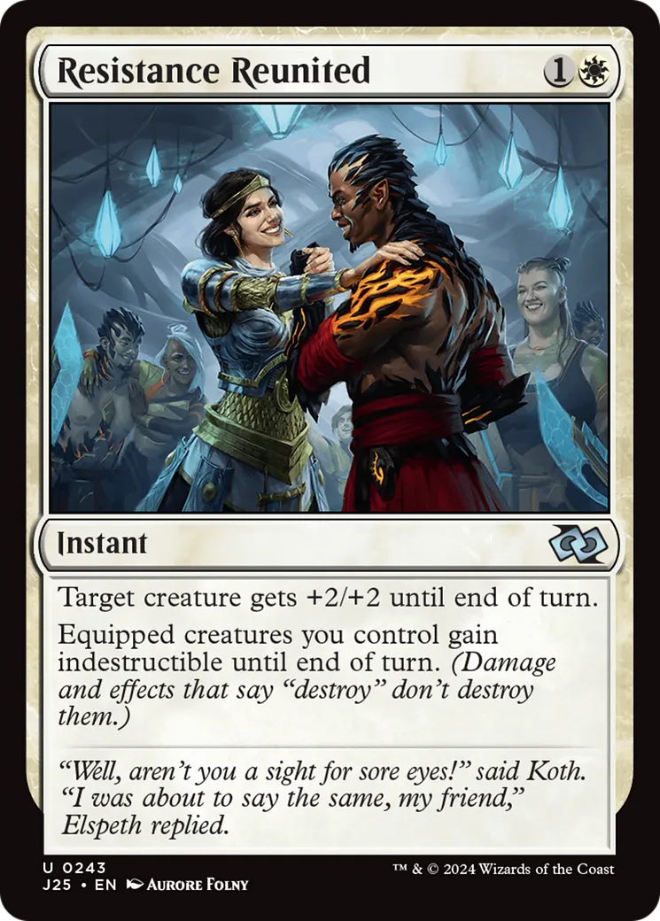 Resistance Reunited — Foundations Jumpstart — Magic: The Gathering