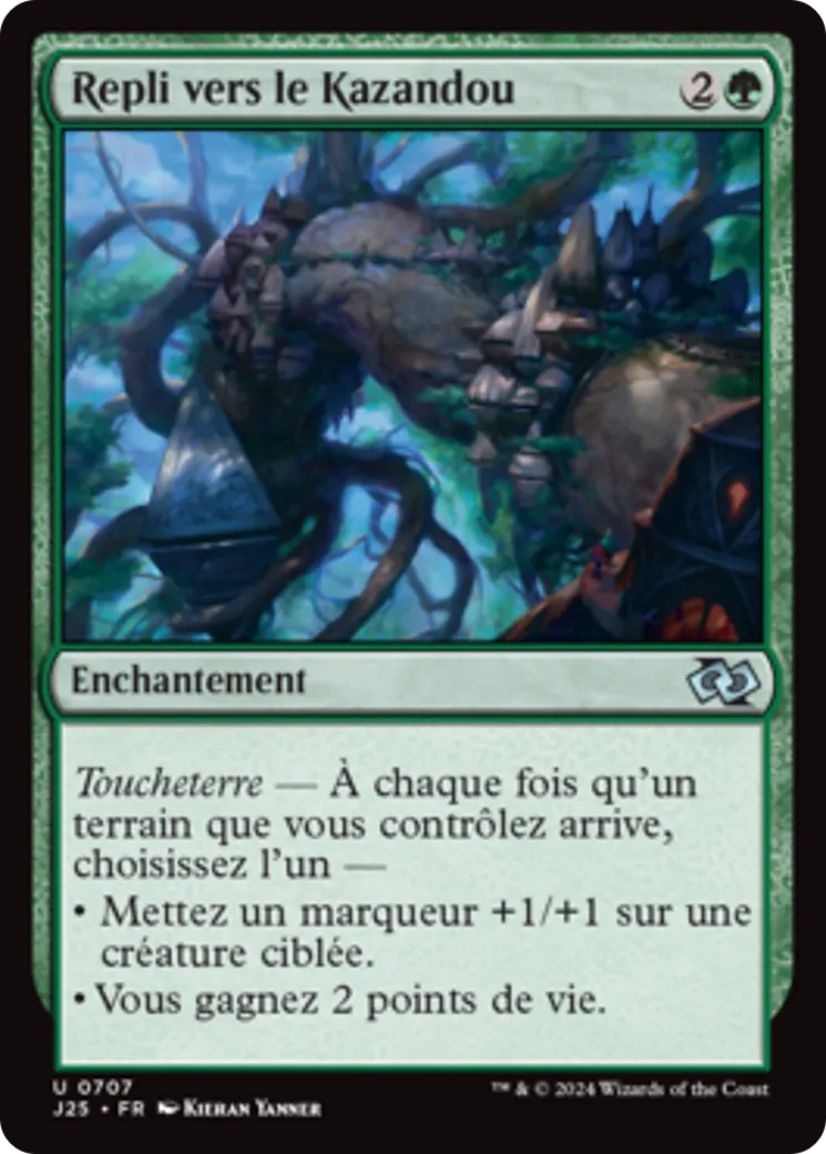 Repli vers le Kazandou — Foundations Jumpstart — Magic: The Gathering