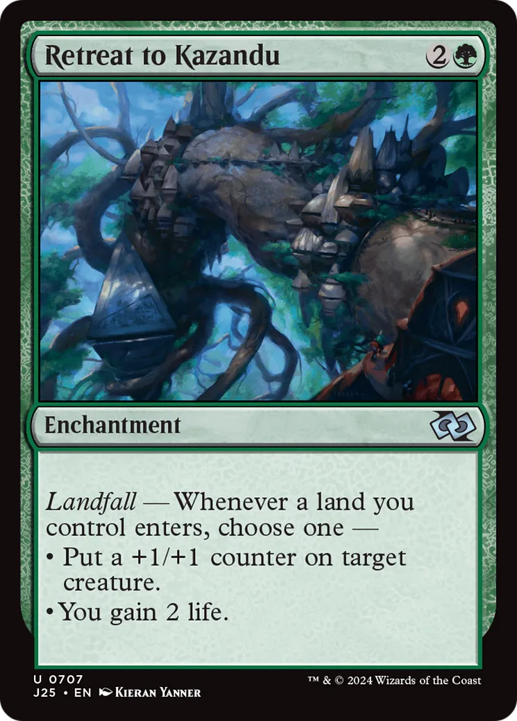 Retreat to Kazandu — Foundations Jumpstart — Magic: The Gathering