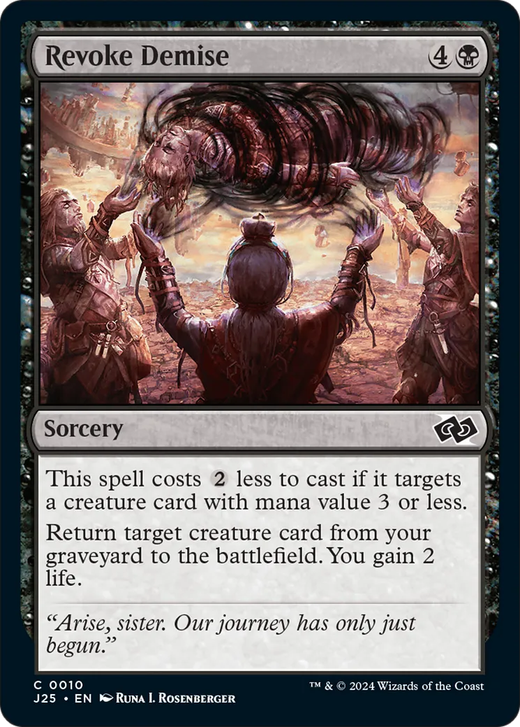 Revoke Demise — Foundations Jumpstart — Magic: The Gathering
