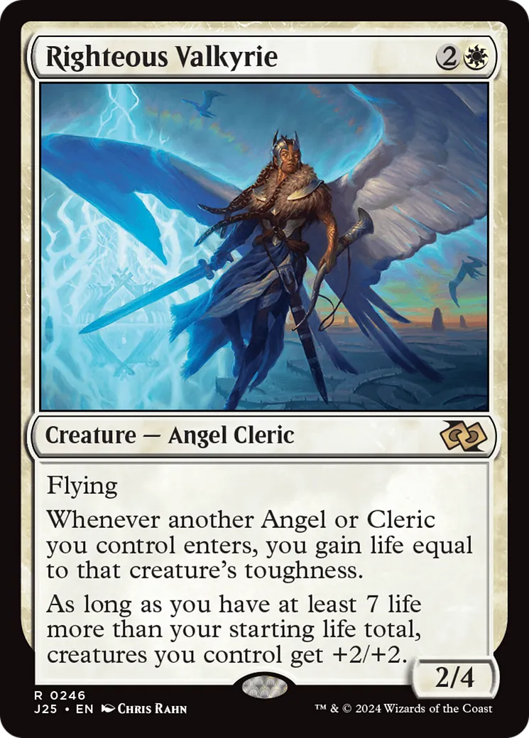 Righteous Valkyrie — Foundations Jumpstart — Magic: The Gathering