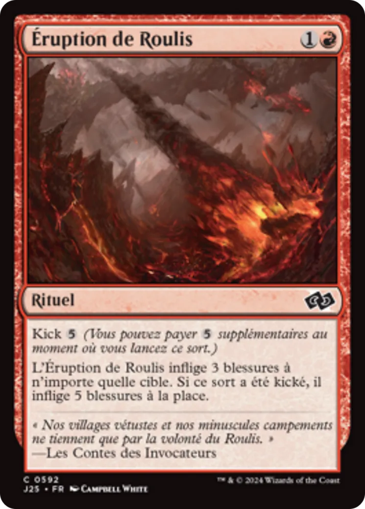 Éruption de Roulis — Foundations Jumpstart — Magic: The Gathering