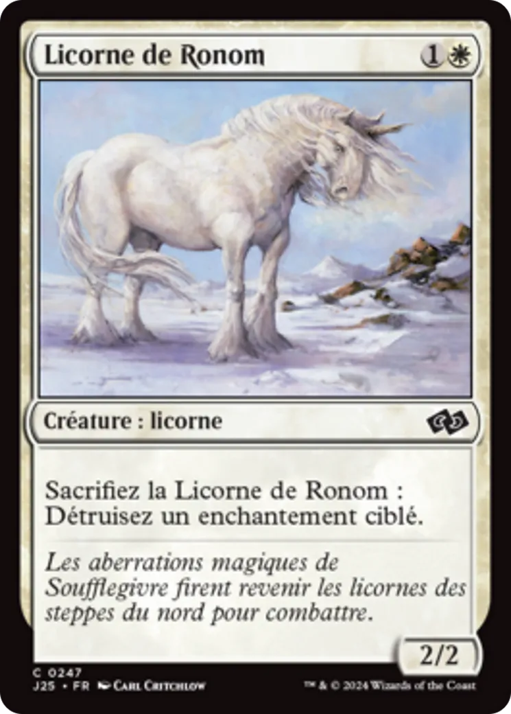 Licorne de Ronom — Foundations Jumpstart — Magic: The Gathering