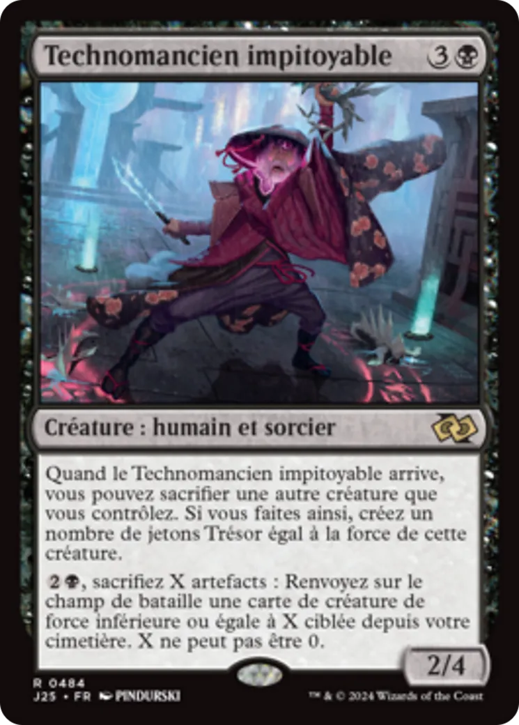 Technomancien impitoyable — Foundations Jumpstart — Magic: The Gathering