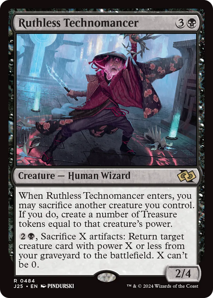 Ruthless Technomancer — Foundations Jumpstart — Magic: The Gathering