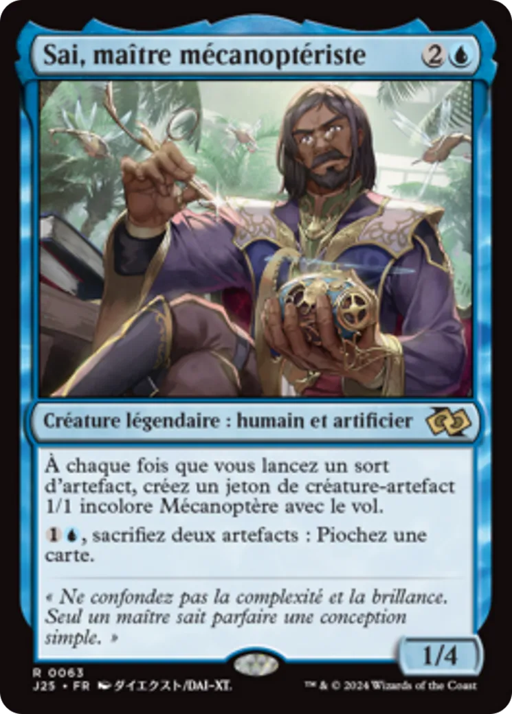 Sai, maître mécanoptériste — Foundations Jumpstart — Magic: The Gathering