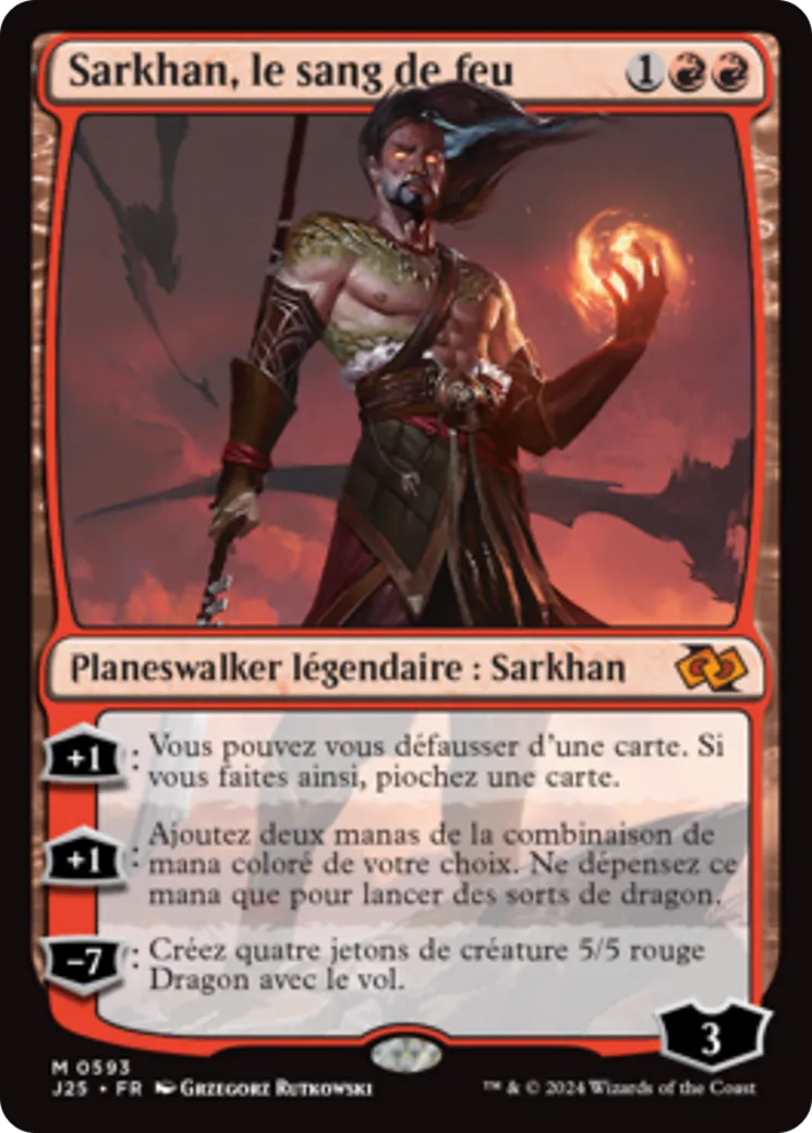 Sarkhan, le sang de feu — Foundations Jumpstart — Magic: The Gathering