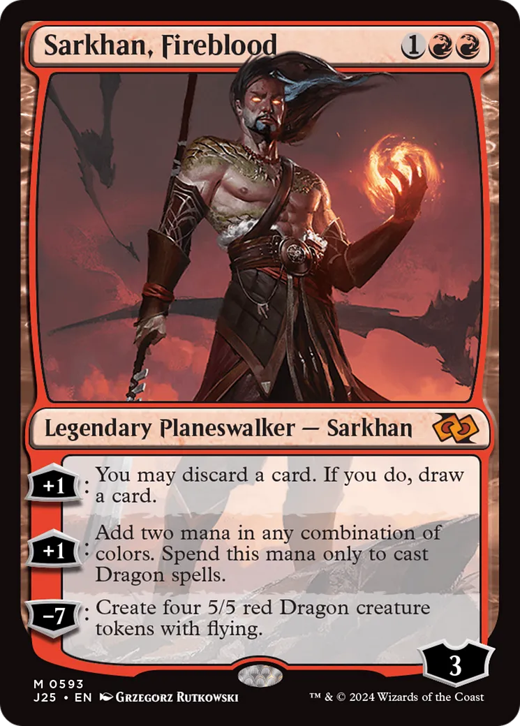 Sarkhan, le sang de feu — Foundations Jumpstart — Magic: The Gathering