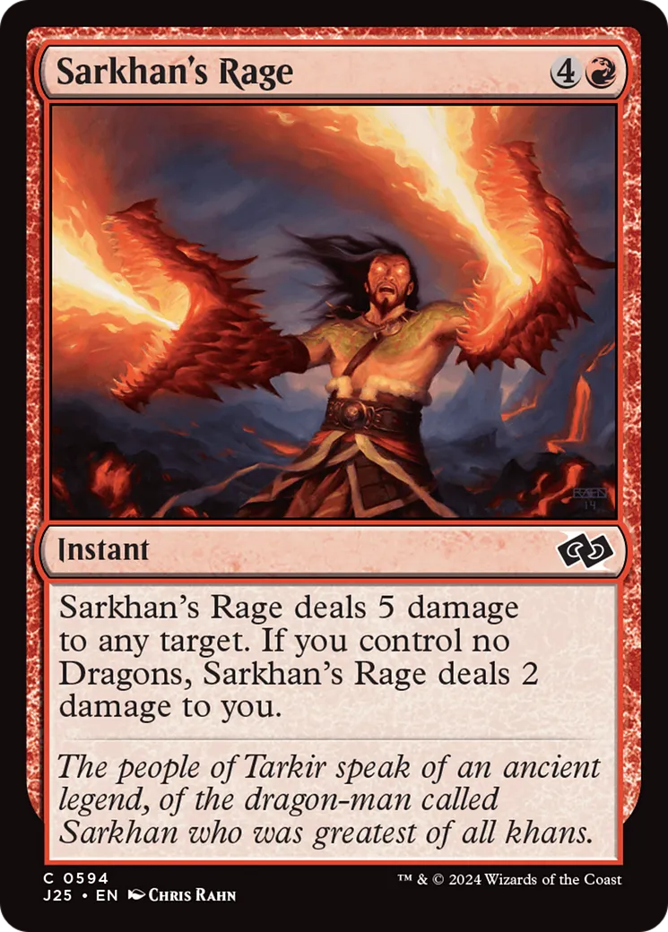 Sarkhan's Rage — Foundations Jumpstart — Magic: The Gathering