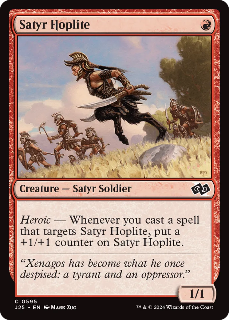 Satyr Hoplite — Foundations Jumpstart — Magic: The Gathering