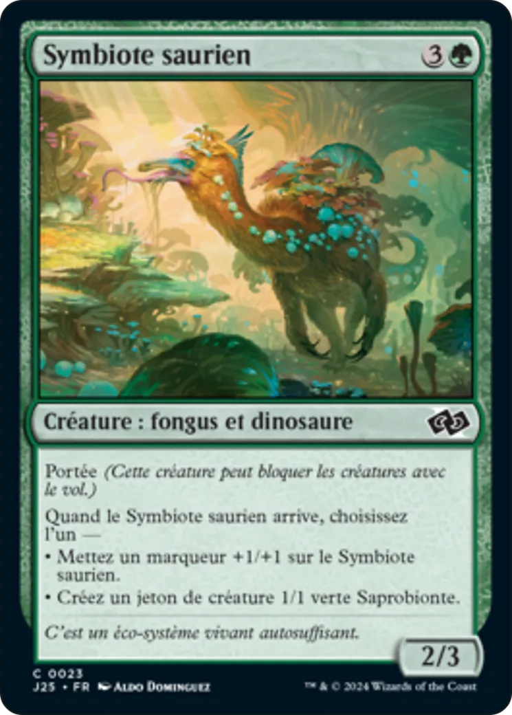 Symbiote saurien — Foundations Jumpstart — Magic: The Gathering