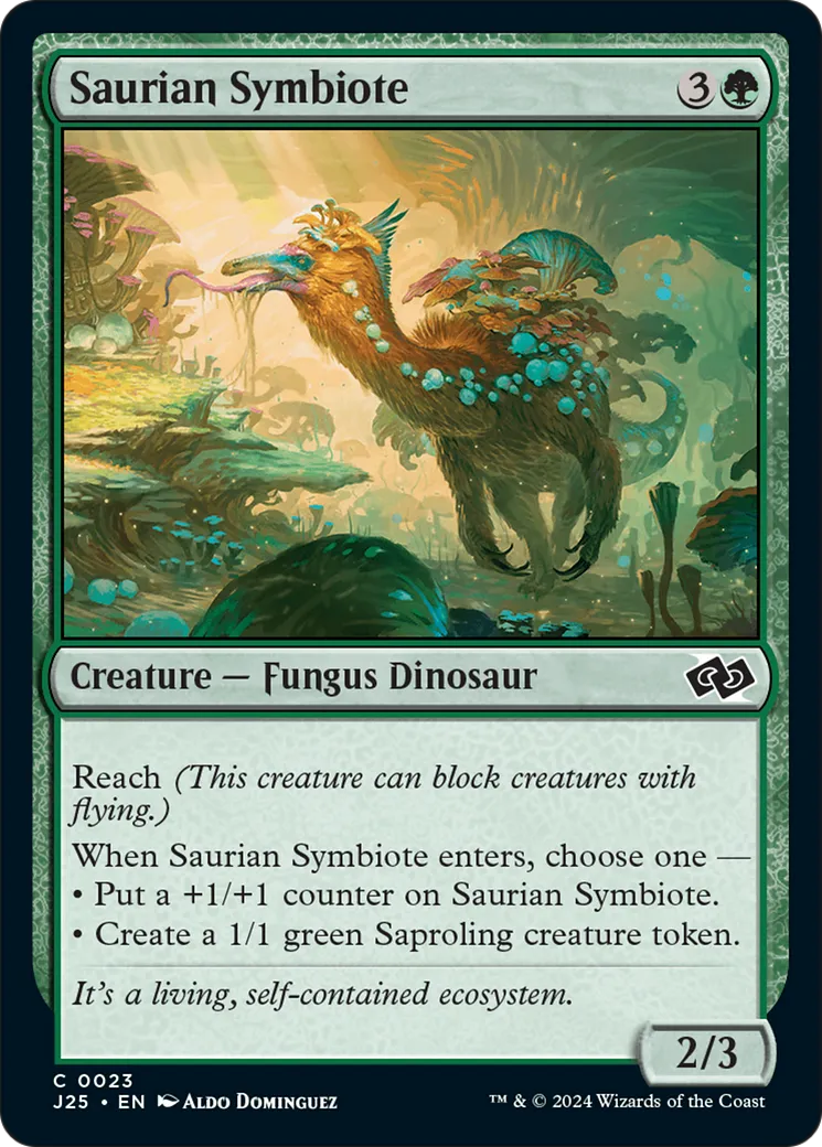 Symbiote saurien — Foundations Jumpstart — Magic: The Gathering
