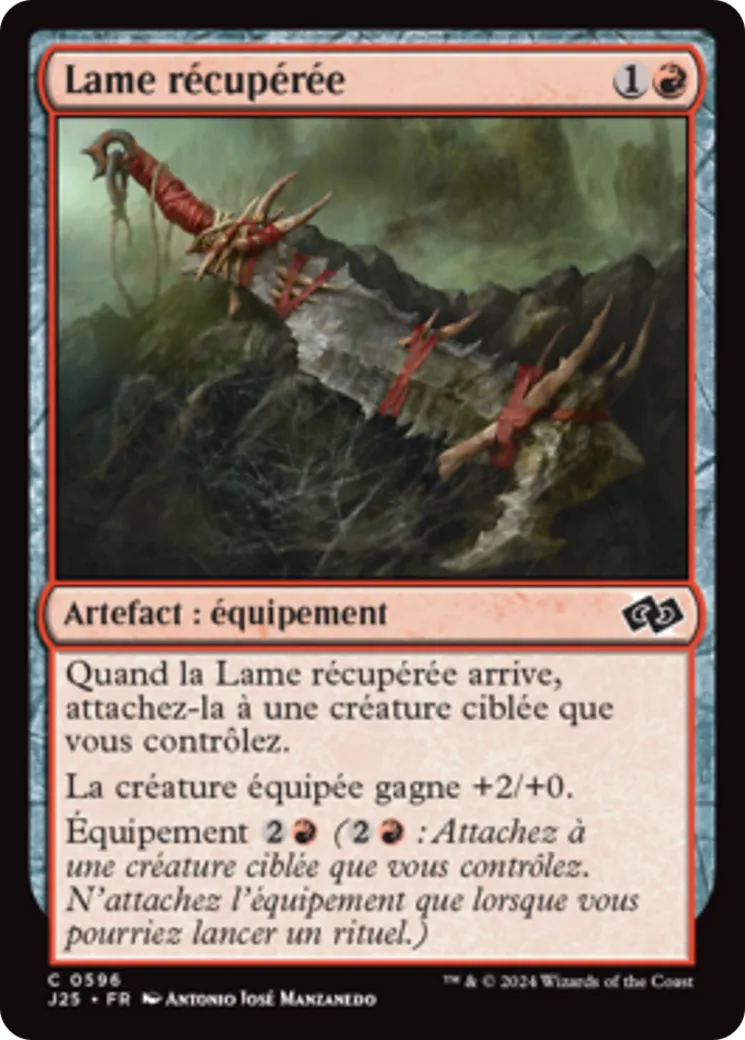 Lame récupérée — Foundations Jumpstart — Magic: The Gathering