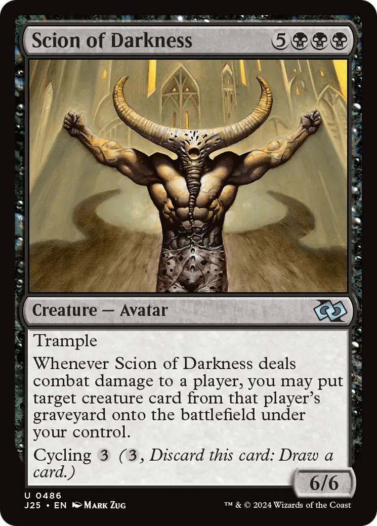 Scion des ténèbres — Foundations Jumpstart — Magic: The Gathering