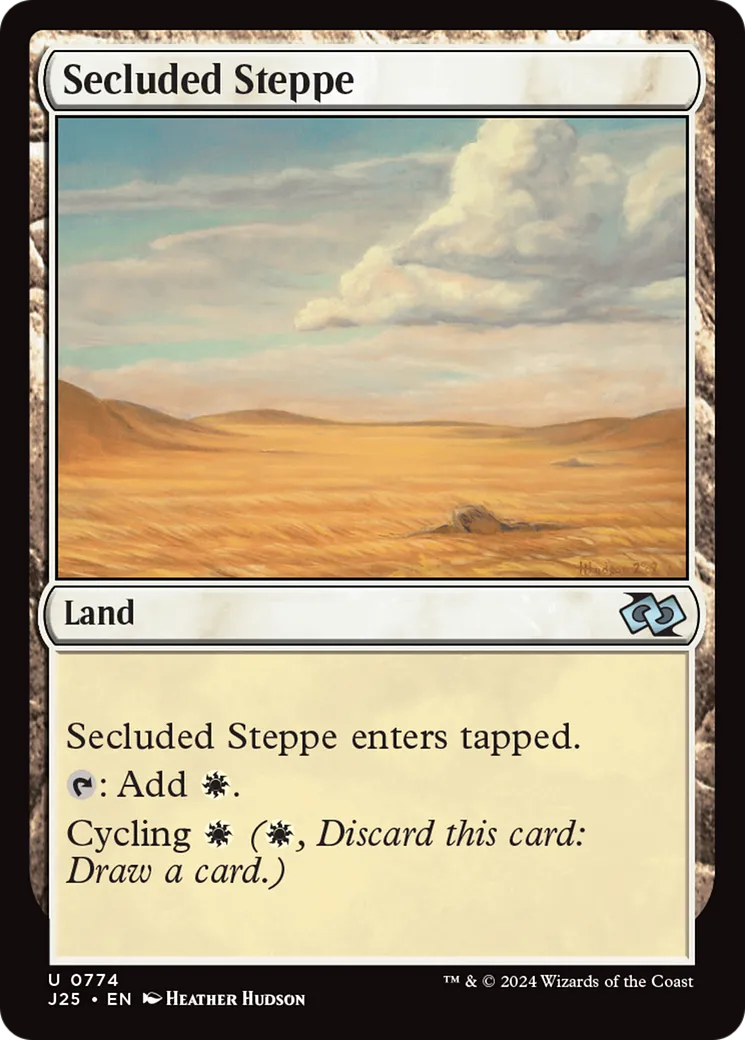 Secluded Steppe — Foundations Jumpstart — Magic: The Gathering
