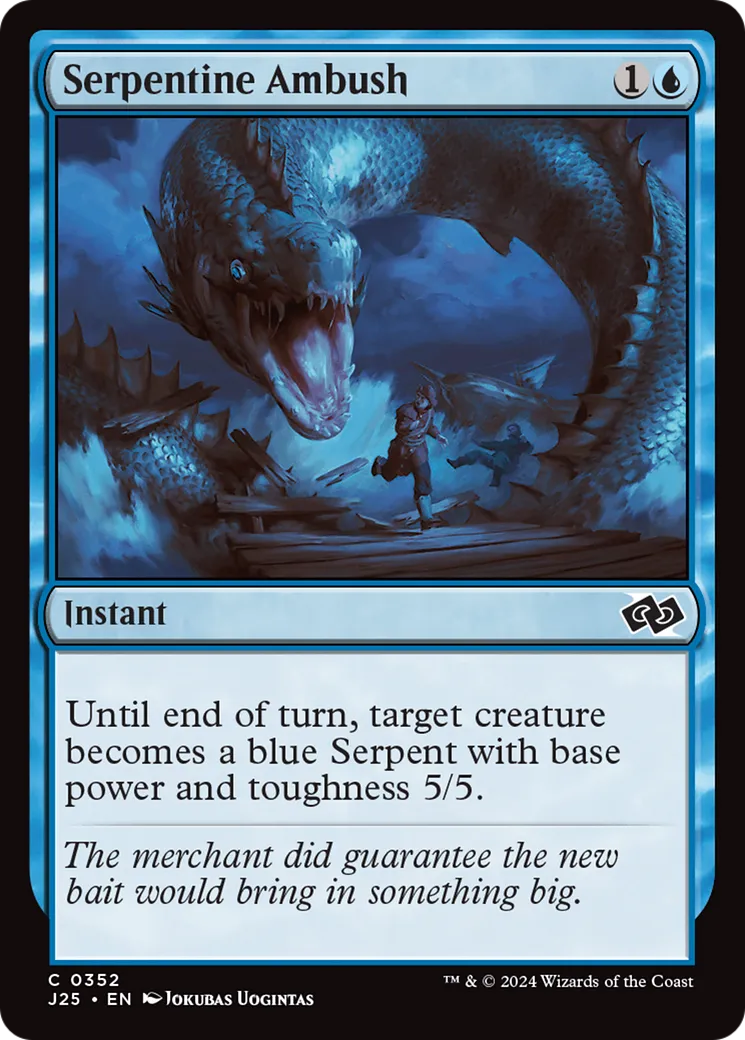 Serpentine Ambush — Foundations Jumpstart — Magic: The Gathering