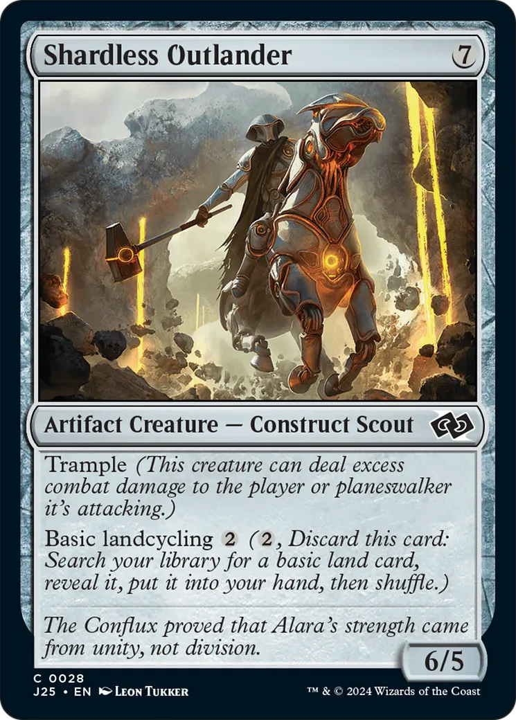Shardless Outlander — Foundations Jumpstart — Magic: The Gathering