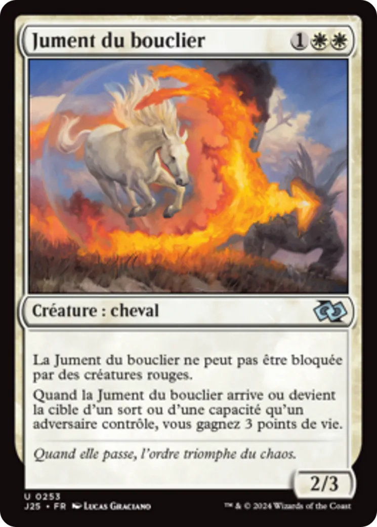 Jument du bouclier — Foundations Jumpstart — Magic: The Gathering