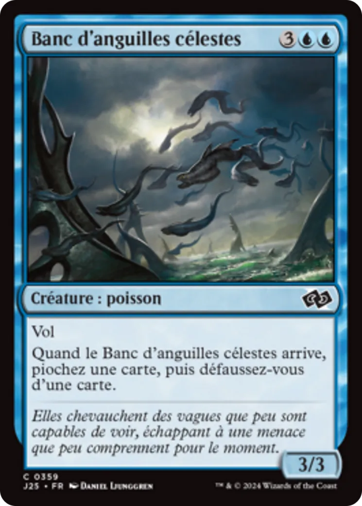 Banc d'anguilles célestes — Foundations Jumpstart — Magic: The Gathering