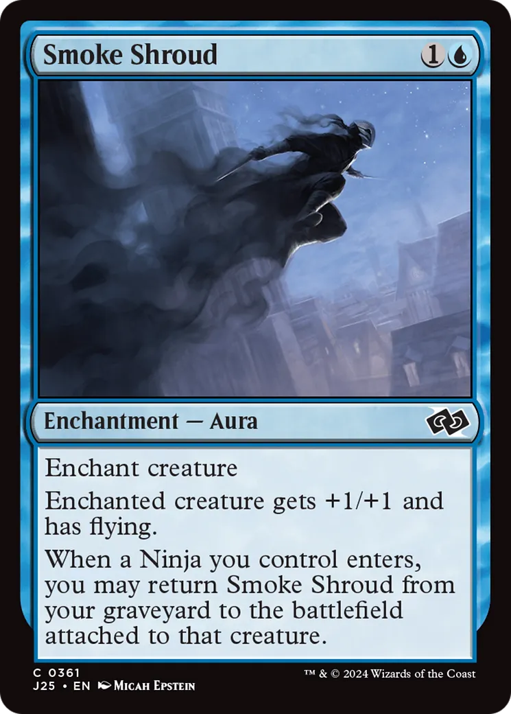 Smoke Shroud — Foundations Jumpstart — Magic: The Gathering