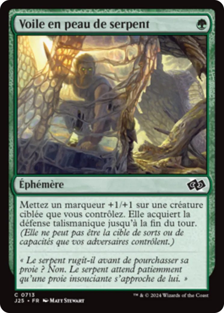 Voile en peau de serpent from Foundations Jumpstart - Magic: The Gathering