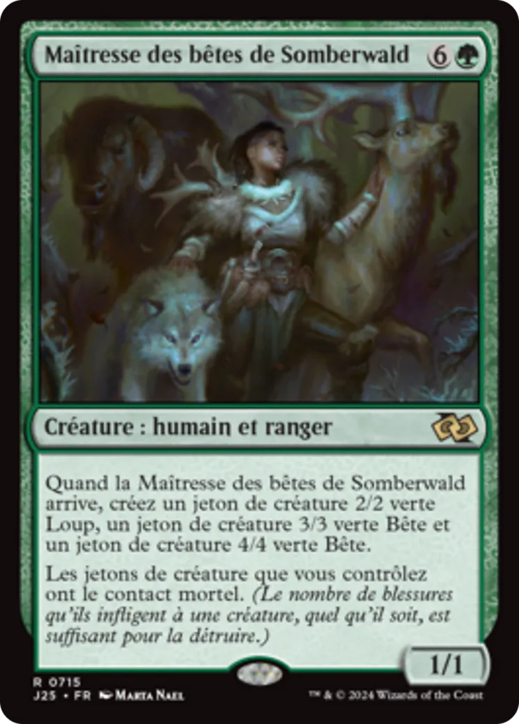 Maîtresse des bêtes de Somberwald — Foundations Jumpstart — Magic: The Gathering