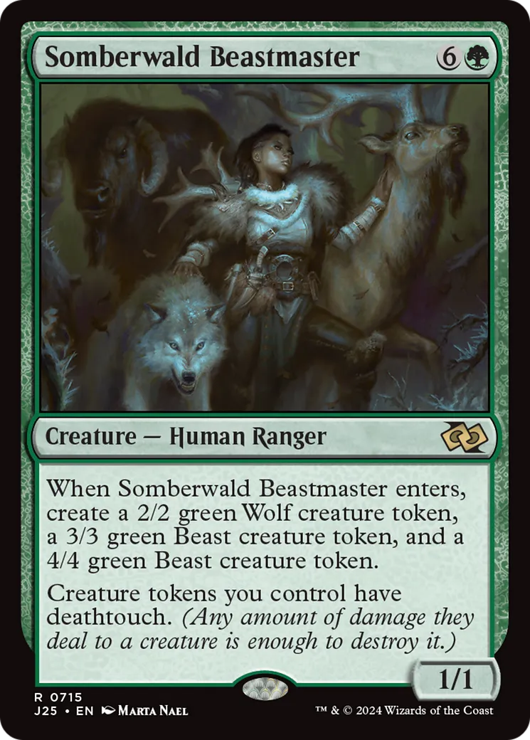 Somberwald Beastmaster — Foundations Jumpstart — Magic: The Gathering