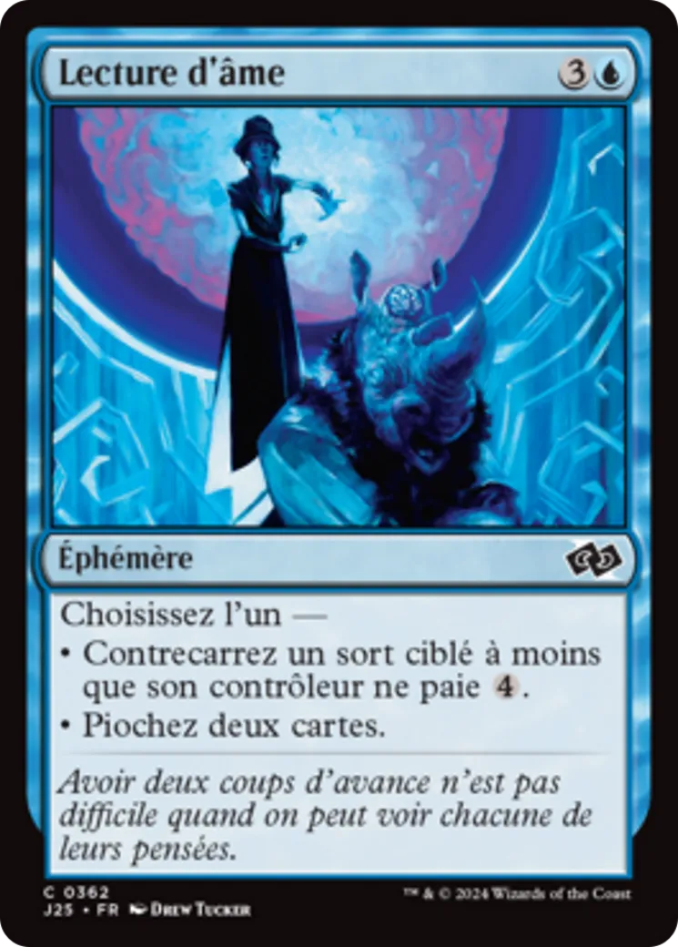 Lecture d'âme — Foundations Jumpstart — Magic: The Gathering