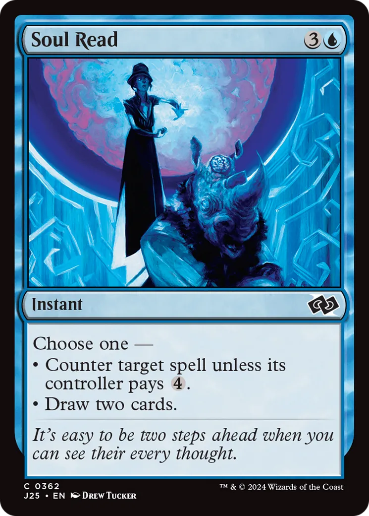 Lecture d'âme — Foundations Jumpstart — Magic: The Gathering